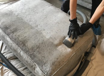 upholstery cleaning Wells somerset cleaning a cushion